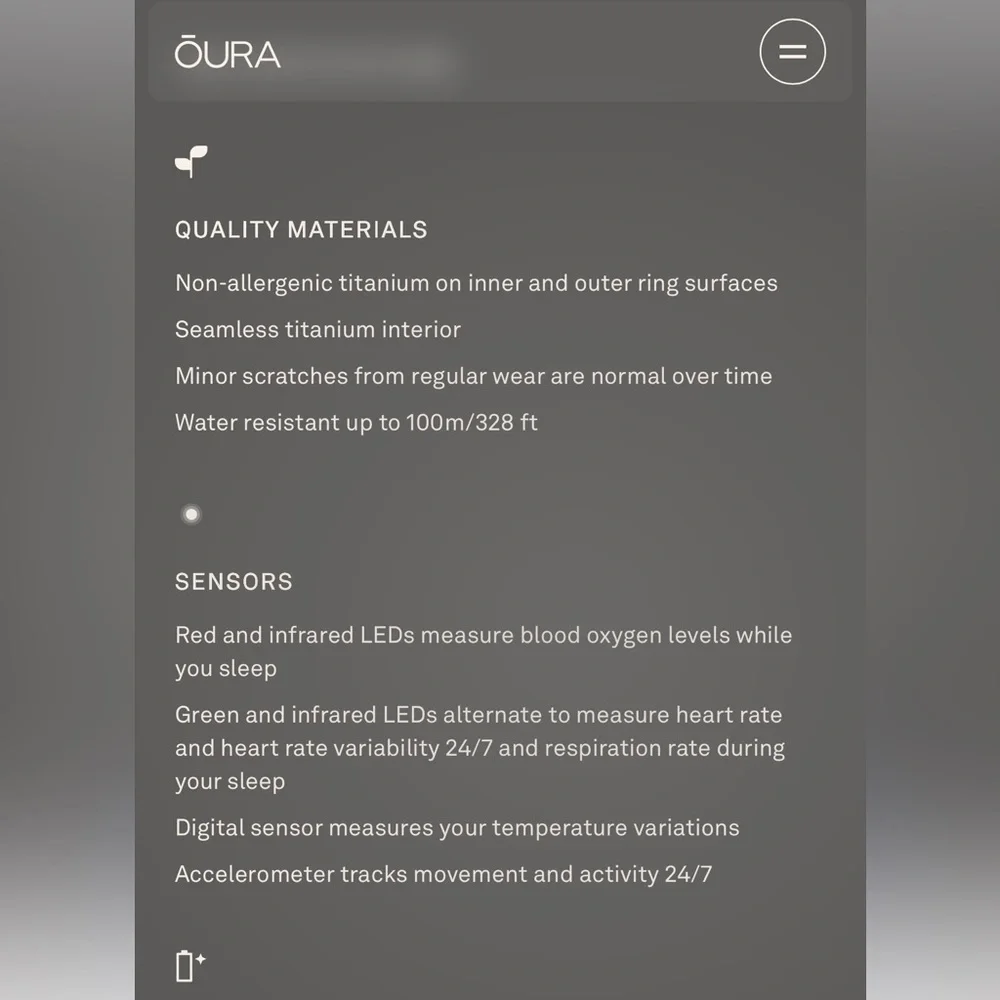 Gold Oura Ring 4 (size 9)